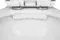 Подвесной унитаз безободковый «Loranto» Fredo CS-WH8005 белый с сиденьем полипропилен с микролифтом белое, фотография №3