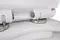 Подвесной унитаз безободковый «Loranto» Fredo CS-WH8005 белый с сиденьем полипропилен с микролифтом белое, фото №9