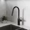 Смеситель для кухонной мойки «Sancos» Grand SC4002MB с выдвижным изливом чёрный матовый, изображение №4