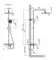 Душевая система «Sancos» Game SC3001CH с термостатом хром, картинка №10