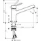 Смеситель для кухонной мойки «Hansgrohe» Talis M52 32857000 хром, картинка №2