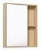 Зеркальный шкаф «Runo» Эко 52 без света лиственница универсальный, фото №1