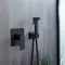 Смеситель с гигиеническим душем «Акватек» Лира AQ1419MB черный матовый, картинка №2