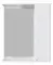 Уценка, Зеркальный шкаф «Sanstar» Адель 60 с подсветкой белый правый, фотография №3