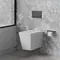 Подвесной унитаз безободковый «Urbatec» Viva Style URBP42303WH белый глянец с сиденьем дюропласт с микролифтом белое, фото №5