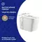 Подвесной унитаз безободковый «Urbatec» Viva Style URBP42303WH белый глянец с сиденьем дюропласт с микролифтом белое, картинка №6