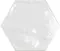 Напольная плитка «Ecoceramic» Chiara Hex Glossy 24х20 923219 blanco, фото №1 Напольная плитка «Ecoceramic» Chiara Hex Glossy 24х20 923219 blanco, фото №1