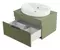 Тумба с раковиной «Brevita» Enfida 70 (Doppia 65) подвесная зелёная, изображение №4 Тумба с раковиной «Brevita» Enfida 70 (Doppia 65) подвесная зелёная, изображение №4