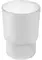 Стакан для зубных щёток «WasserKRAFT» Saar K-57128A на стол белый, фото №1