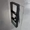 Полка «Novellini» R90AKFPO3590-H 35/90 тройная с крючком Matt Black, фото №1