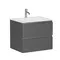 Мебель для ванной подвесная «Sancos» Folk 60 Grey soft, картинка №10 Мебель для ванной подвесная «Sancos» Folk 60 Grey soft, картинка №10