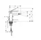 Смеситель для биде «Hansgrohe» Tecturis E 73200670 с донным клапаном чёрный матовый, картинка №2