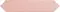 Настенная плитка «Equipe Ceramicas» Arrow Glossy 25x5 25823 blush pink, фото №1