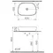Раковина «Vitra» Outline Recycled 63/42 фарфоровая тауп матовая, фото №5