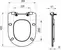 Сиденье для унитаза VITA Slim черное X01862 · Ravak, X01862, картинка №2