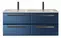 Тумба с раковиной «Cezares» Eco-cer-n 120 с 4 ящиками (CZR-8073-120-2) подвесная Sapfiro/ручка чёрная матовая, фото №1