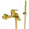 Смеситель для ванны с душем «Remer» Atelier AL02BG брашированное золото, фото №1