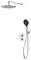Душевая система «Whitecross» Y YSET08TOPNIB брашированный никель, фото №1