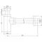 Сифон для раковины «Raglo» R600.20.04 бронза, картинка №2