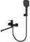 Смеситель для ванны с душем «Splenka» S31.22.06 чёрный матовый, фото №1