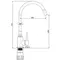 Смеситель для кухонной мойки «Splenka» S201.4408.03 матовое золото/белый, картинка №2