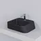Раковина «Ambassador» Benefit 50/42 фаянсовая чёрная матовая, картинка №2