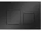 Кнопка смыва «Ceramica Nova» Balance Square CN12-002MB пластик чёрная матовая, фото №1