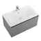 Тумба с раковиной «Art&Max» AM-Latina 80 (81) подвесная серый матовый, фотография №3