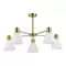 SLE1561-302-05 Светильник потолочный Латунь/Белый E27 5*60W, фото №1