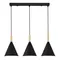 SLE1255-403-03 Светильник подвесной Черный/Черный E27 3*40W, картинка №2