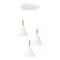 SLE1255-513-03 Светильник подвесной Белый/Белый E27 3*40W, картинка №2