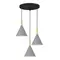 SLE1255-433-03 Светильник подвесной Черный/Серый E27 3*40W, фото №1