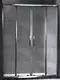 Душевая дверь «Esbano» ES-140DW 140/195 прозрачная/хром, фото №1