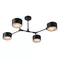 SLE183402-04 Светильник потолочный Черный/Черный E14 4*60W, фото №1