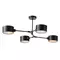SLE183402-04 Светильник потолочный Черный/Черный E14 4*60W, картинка №2