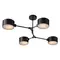 SLE183402-04 Светильник потолочный Черный/Черный E14 4*60W, фотография №3