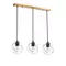 SLE103103-03 Светильник подвесной Золотистый/Прозрачный E27 3*60W, картинка №2
