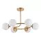 SLE220602-06 Светильник потолочный Золотистый/Белый E14 6*40W, картинка №2