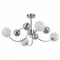SLE220912-08 Светильник потолочный Хром/Белый, Дымчатый G9 LED 8*5W, картинка №2