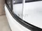 Душевая кабина «Erlit» Eclipse 100/100 низкий поддон тонированная/чёрная, зеркальная с гидромассажем и электрикой, фотография №7