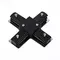 ST002.449.00 Коннектор X-образный ST-Luce Черный, фото №1
