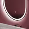 Зеркало «Sancos» Oval Led 90 с фронтальной подсветкой с подсветкой, фотография №7