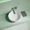 Раковина «Ceramica Nova» Taycan CN12003 38/38 фарфоровая белая, фото №5 Раковина «Ceramica Nova» Taycan CN12003 38/38 фарфоровая белая, фото №5
