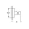 Крючок «Grohe» Essentials 40364001 на стену хром, картинка №2
