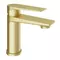 Смеситель для раковины «Aqueduto» Linha  LIN0150 (S) шлифованное золото, фото №1