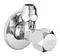 Вентиль угловой GROHE 1/2″-3/8″ для подключения смесителей, хром (2201700M), фото №1