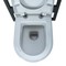 Комплект инсталляция с унитазом, крышкой и кнопкой смыва «Vitra» S50 9003B003-7200 белый/хром-матовый хром, картинка №6