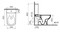 Унитаз компакт безободковый «Vitra» D-Light 9014B003-7209 белый с сиденьем дюропласт с микролифтом белый, фото №9
