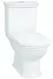 Унитаз компакт «Vitra» Serenada 9722B003-7205 с биде белый с сиденьем дюропласт с микролифтом белый, фото №1