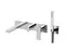 Смеситель для скрытого монтажа «Remer» Absolute AU53D2WB хром, фото №1